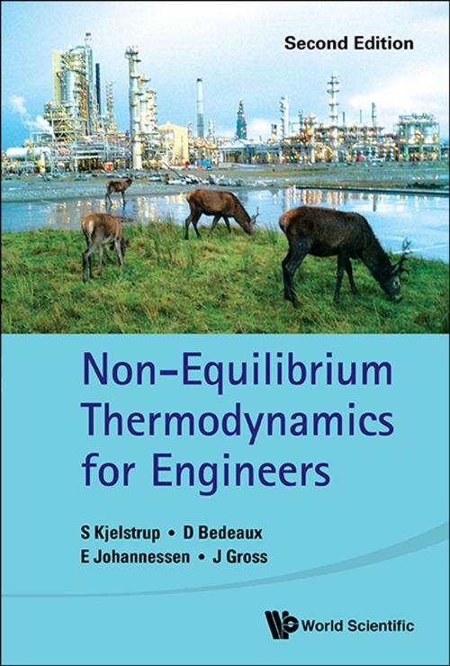 Cover of the book Non-Equilibrium Thermodynamics for Engineers by Signe Kjelstrup, Dick Bedeaux, Eivind Johannessen;Joachim Gross, World Scientific Publishing Company