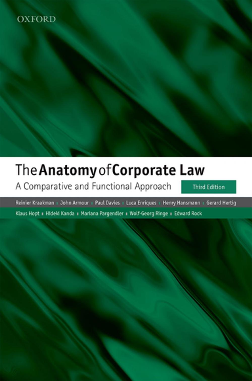 Big bigCover of The Anatomy of Corporate Law