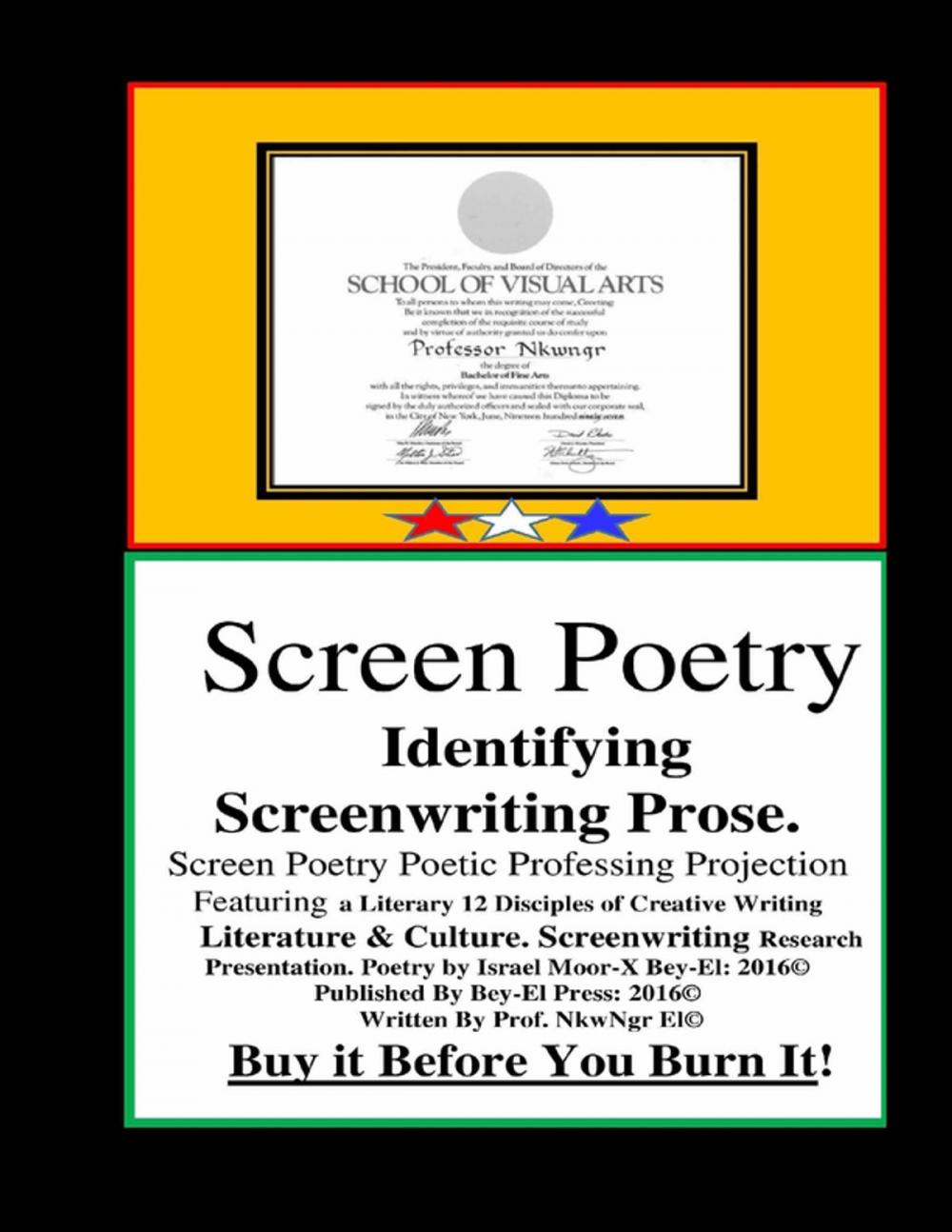 Big bigCover of Screen Poetry