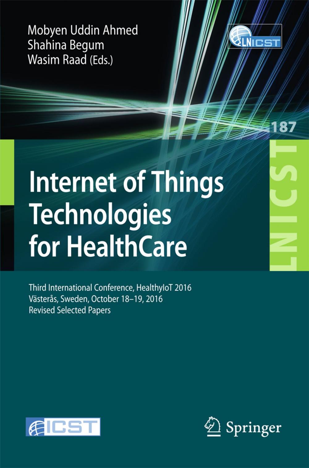 Big bigCover of Internet of Things Technologies for HealthCare