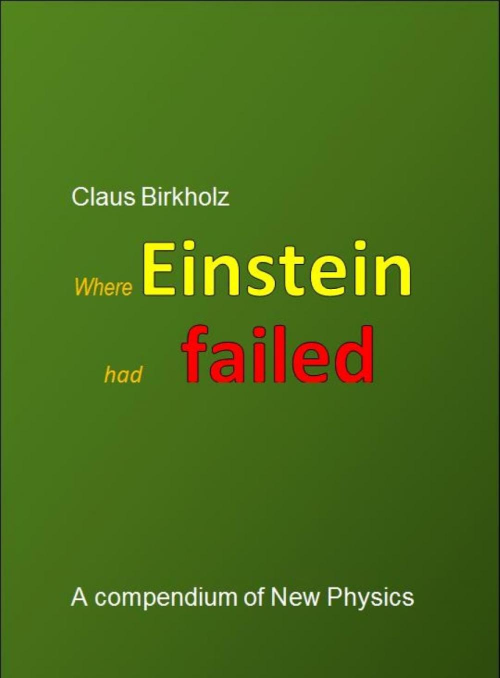 Big bigCover of Where Einstein had failed