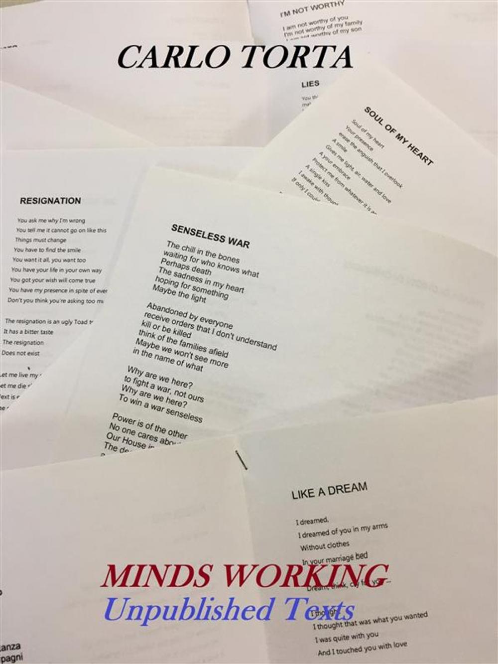 Big bigCover of Minds Working - Unpublished Texts
