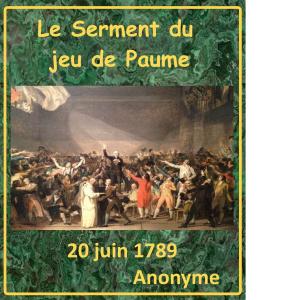 Book cover of Le Serment du Jeu de Paume