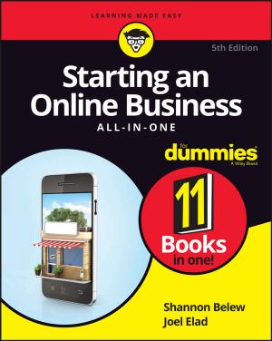 Cover of the book Starting an Online Business All-in-One For Dummies by Samuel Webster, Rhiannon de Wreede