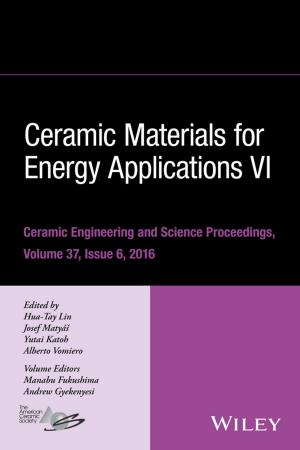 Book cover of Ceramic Materials for Energy Applications VI