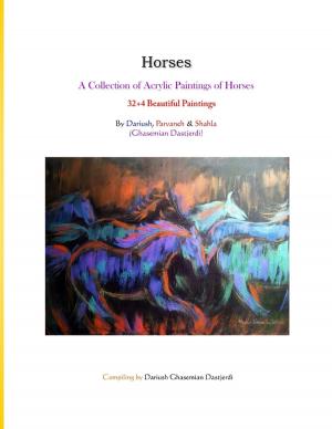 Book cover of Horses - A Collection of Acrylic Paintings of Horses