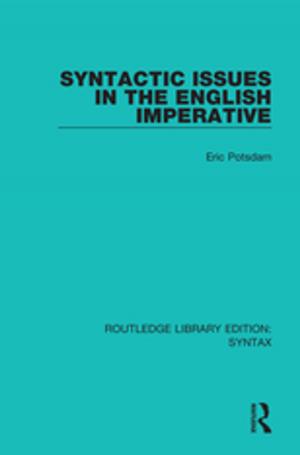 Book cover of Syntactic Issues in the English Imperative