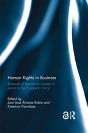 Cover of the book Human Rights in Business by Laura M. Crothers, Tammy L. Hughes