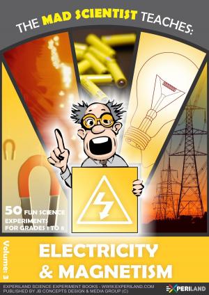 Book cover of The Mad Scientist Teaches: Electricity & Magnetism - 50 Fun Science Experiments for Grades 1 to 8