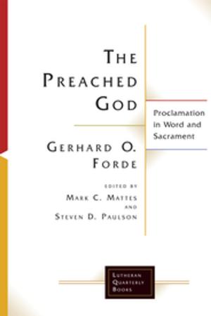 Cover of the book The Preached God by Jordan P. Barrett