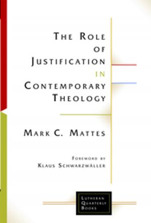 Cover of the book The Role of Justification in Contemporary Theology by Walter Brueggemann