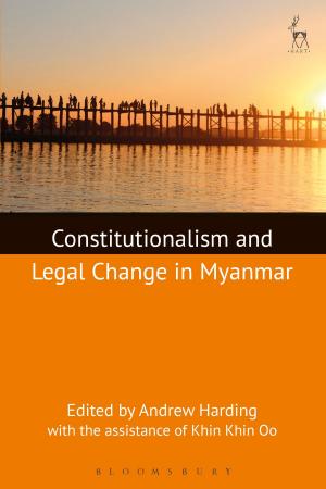 Cover of the book Constitutionalism and Legal Change in Myanmar by Cardinal Cormac Murphy O'Connor