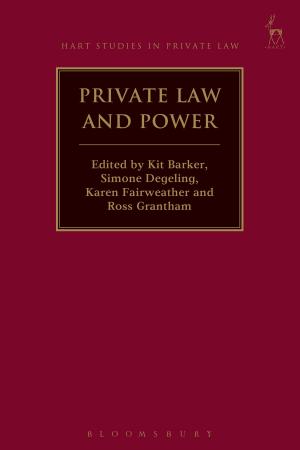 Cover of the book Private Law and Power by Jennifer deWinter