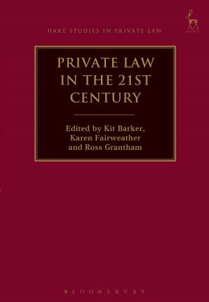 Cover of the book Private Law in the 21st Century by Philippa Stockley