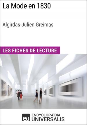 bigCover of the book La Mode en 1830 d'Algirdas-Julien Greimas by 