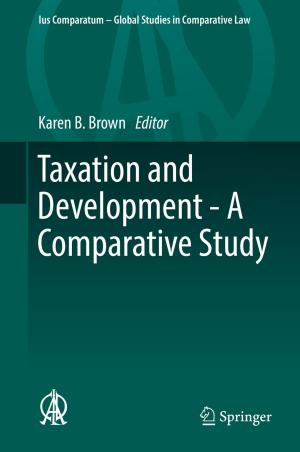 Cover of Taxation and Development - A Comparative Study