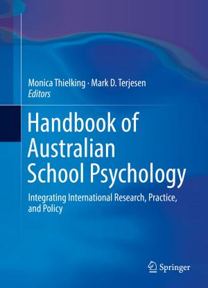 Cover of the book Handbook of Australian School Psychology by Dingmar van Eck