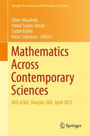 Cover of the book Mathematics Across Contemporary Sciences by Bo Rong, Xuesong Qiu, Michel Kadoch, Songlin Sun, Wenjing Li