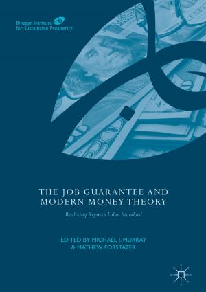 Cover of the book The Job Guarantee and Modern Money Theory by Sabine Kraushaar
