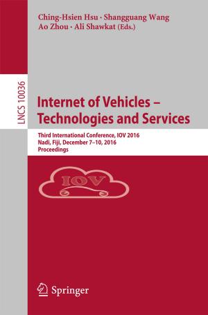 Cover of the book Internet of Vehicles – Technologies and Services by Asunción Mochón, Yago Sáez