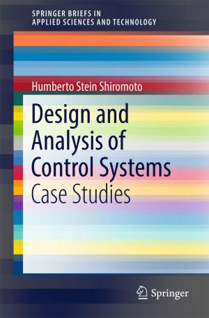 Cover of the book Design and Analysis of Control Systems by David A. Swanson