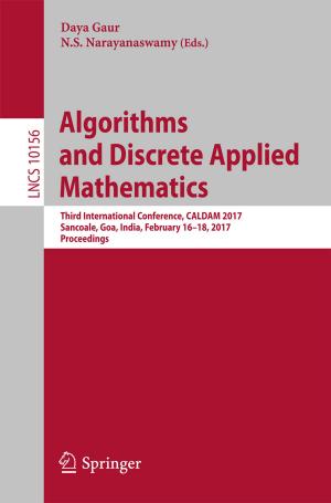 Cover of the book Algorithms and Discrete Applied Mathematics by Linda O'Riordan