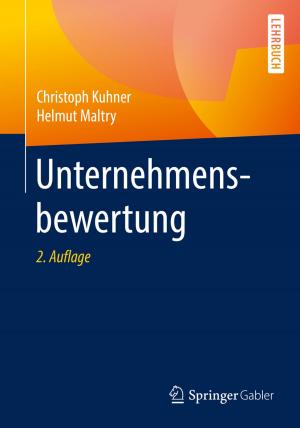 Cover of the book Unternehmensbewertung by 