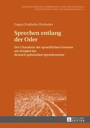 Cover of the book Sprechen entlang der Oder by Christian Schönwandt