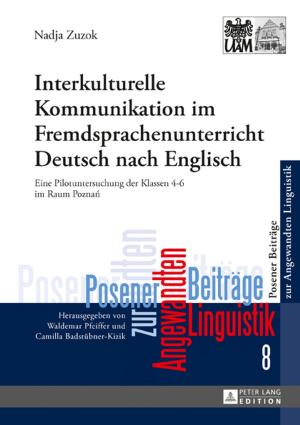 Book cover of Interkulturelle Kommunikation im Fremdsprachenunterricht Deutsch nach Englisch