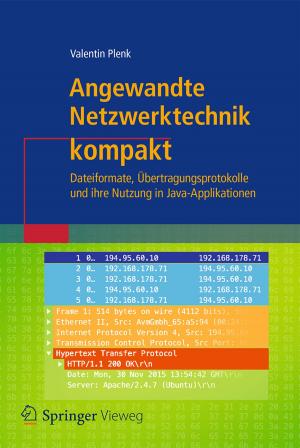 Cover of the book Angewandte Netzwerktechnik kompakt by Nadine Kammerlander, Reinhard Prügl