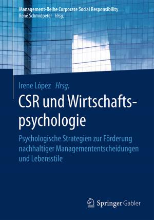 Cover of the book CSR und Wirtschaftspsychologie by Frank Edler, Michael Soden, René Hankammer