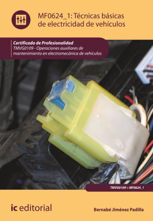 Cover of the book Técnicas básicas de electricidad de vehículos by Cristina Ortiz Portillo