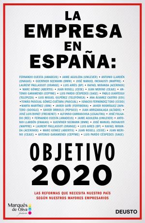 Cover of the book La empresa en España: objetivo 2020 by Real Academia Española
