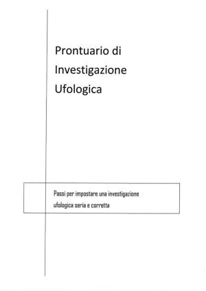 bigCover of the book Prontuario di Investigazione Ufologica by 