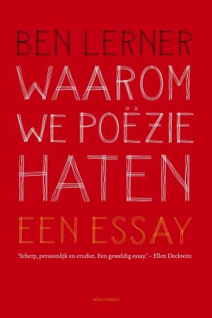 Cover of the book Waarom we poëzie haten by Lutz Seiler
