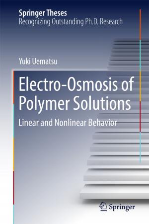 Cover of the book Electro-Osmosis of Polymer Solutions by M.V. Hariharan, S.D. Varwandkar, Pragati P. Gupta