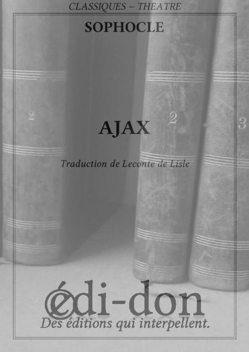 Cover of the book Ajax by Sophocle, Edi-don