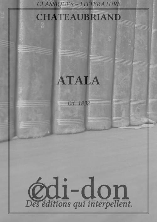 Cover of the book Atala by Chateaubriand, Edi-don