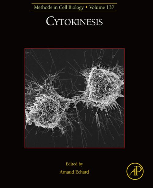 Cover of the book Cytokinesis by Arnaud Echard, Elsevier Science