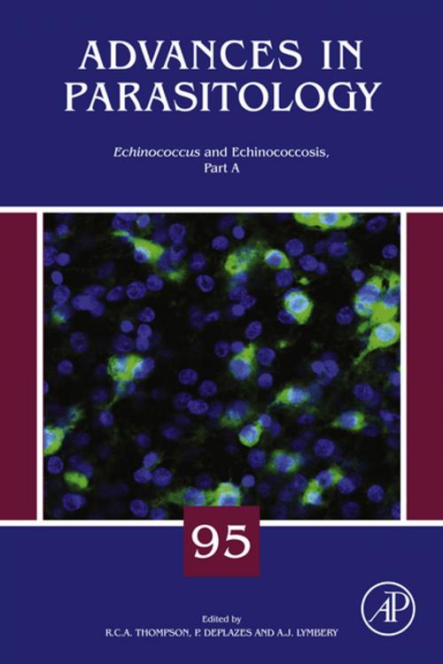 Cover of the book Echinococcus and Echinococcosis, Part A by Andrew Thompson, Alan J. Lymbery, Peter Deplazes, Elsevier Science
