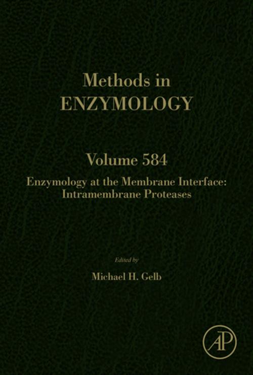 Cover of the book Enzymology at the Membrane Interface: Intramembrane Proteases by Michael H Gelb, Elsevier Science