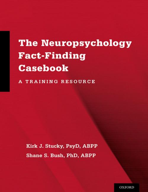 Cover of the book The Neuropsychology Fact-Finding Casebook by Kirk J. Stucky, PsyD, ABPP, Shane S. Bush, PhD, ABPP, Oxford University Press