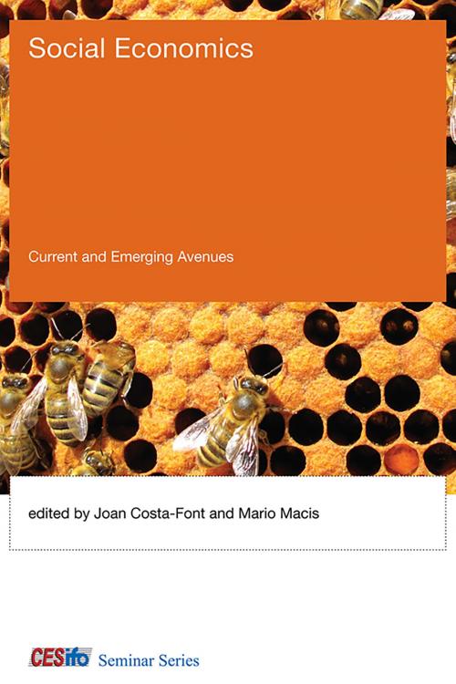 Cover of the book Social Economics by Philipp Zahn, Joan Costa-Font, Mario Macis, The MIT Press