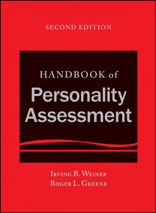 Cover of the book Handbook of Personality Assessment by Irving B. Weiner, Roger L. Greene, Wiley