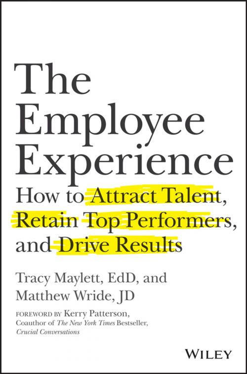 Cover of the book The Employee Experience by Tracy Maylett, Matthew Wride, Wiley