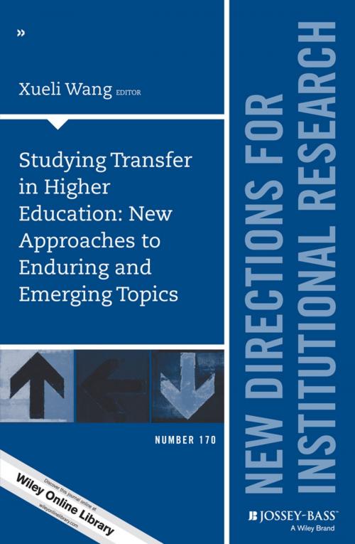 Cover of the book Studying Transfer in Higher Education: New Approaches to Enduring and Emerging Topics by , Wiley
