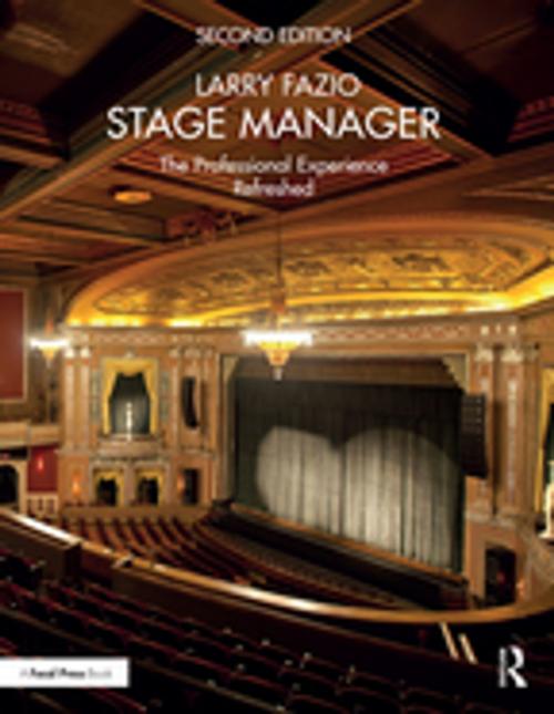 Cover of the book Stage Manager by Larry Fazio, Taylor and Francis