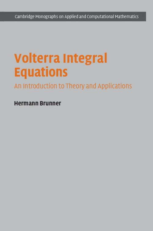 Cover of the book Volterra Integral Equations by Hermann Brunner, Cambridge University Press