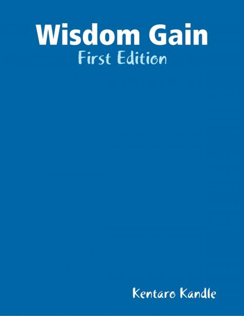 Cover of the book Wisdom Gain - First Edition by Kentaro Kandle, Lulu.com