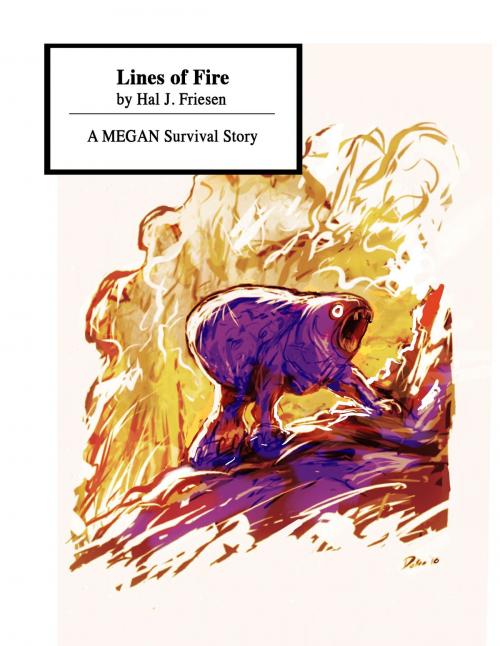 Cover of the book Lines of Fire by Hal Friesen, Reality Skimming Press